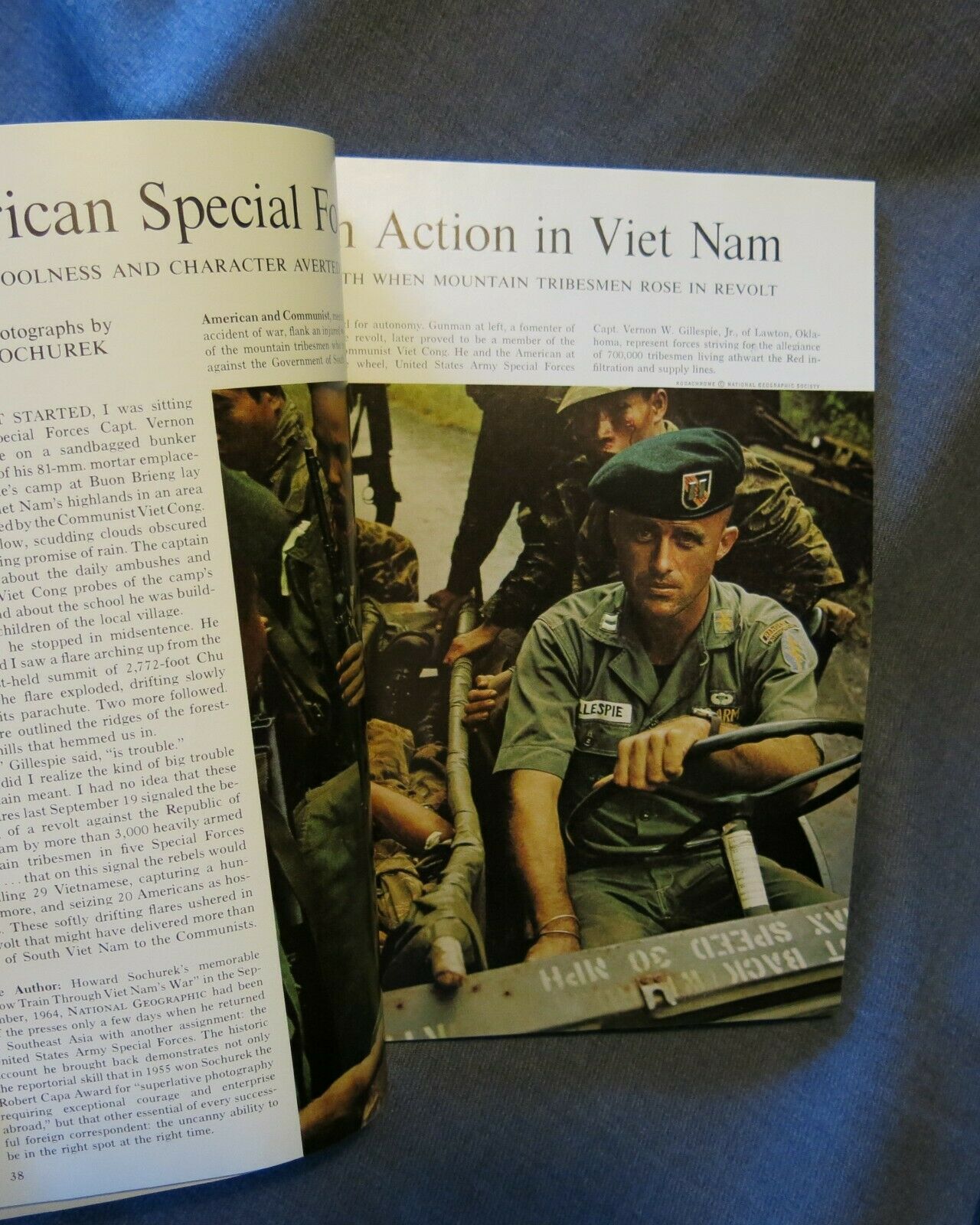 VIETNAM WAR -- US ARMY SPECIAL FORCES -- NATIONAL GEOGRAPHIC - JAN 1965